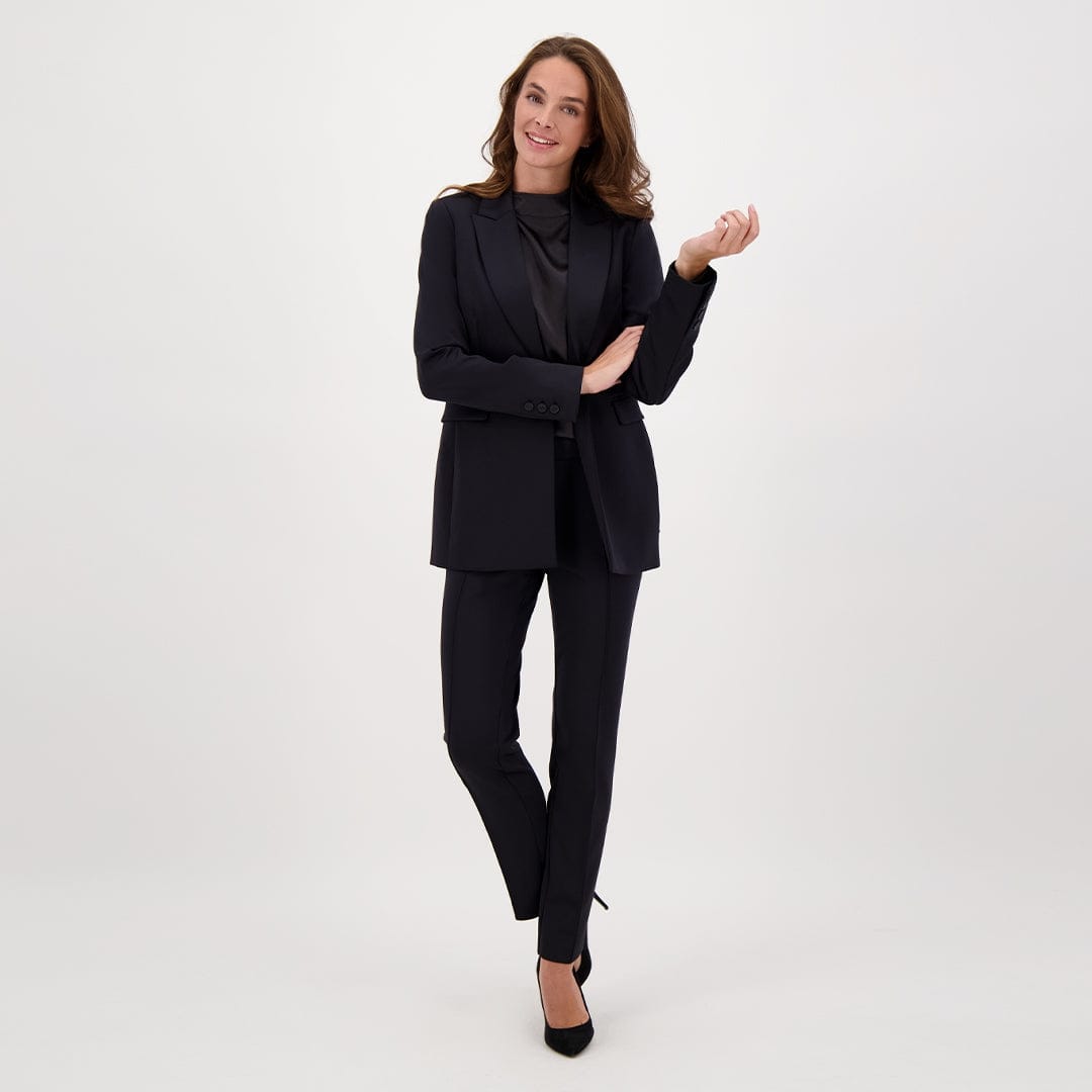 Je m'appelle Broeken Pant Chino Premium Travel | Zwart