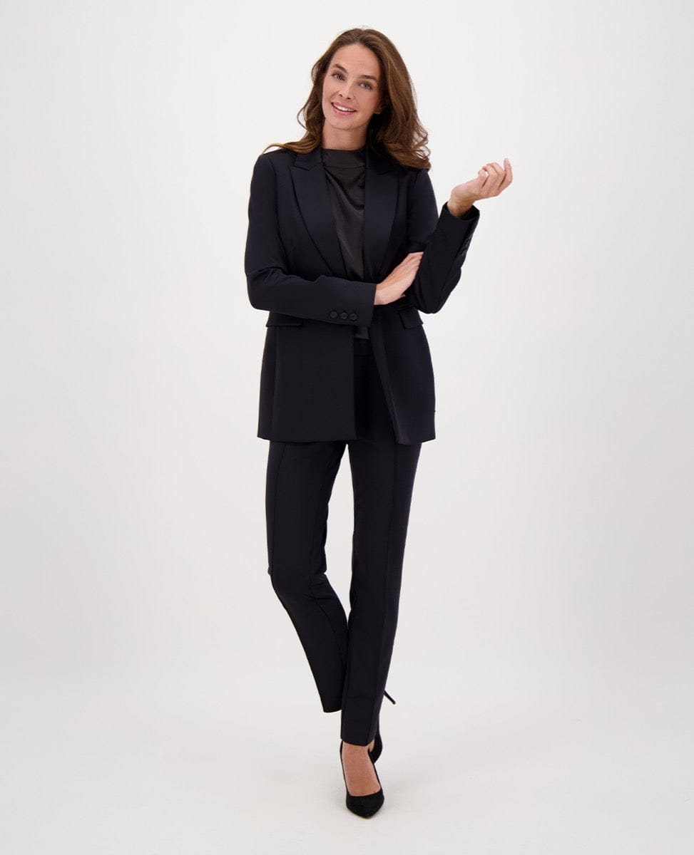 Je m'appelle Broeken Pant Chino Premium Travel | Zwart