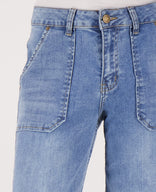 Je m'appelle Broeken Pant Denim Stretch | Medium Blue