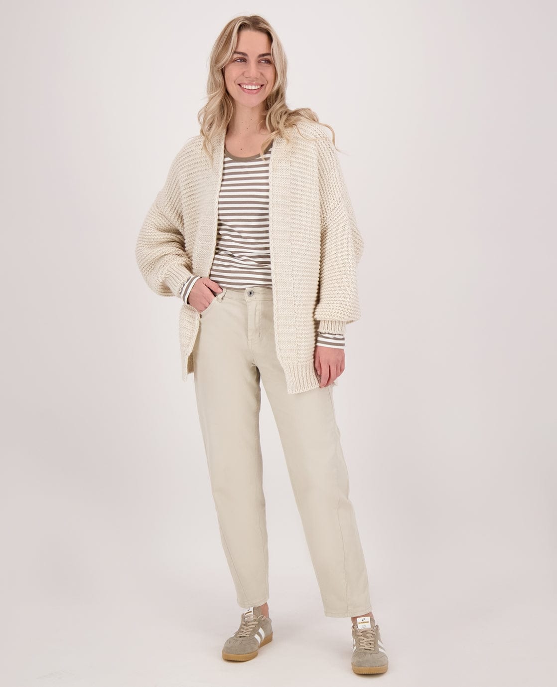 Je m'appelle Broeken Pant Denim Stretch | Sand