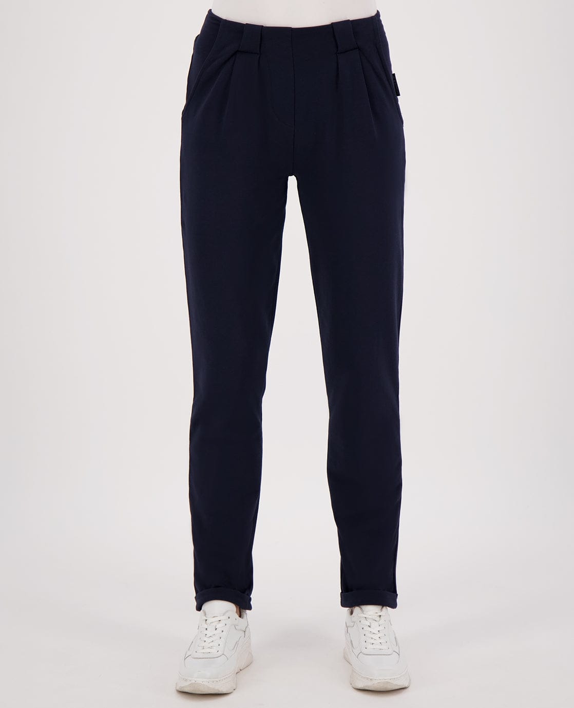 Je m'appelle Broeken Pant Easy | Donkerblauw/Wit