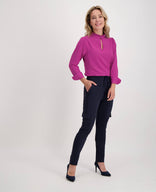 Je m'appelle Broeken Donkerblauw / XS / Short Pant Elize Travel | Donkerblauw