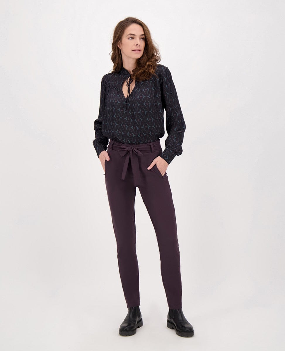 Je m'appelle Broeken Perfect Purple / XS / Short Pant Fancy Zipper Travel +++ | Perfect Purple