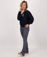 Je m'appelle Broeken Pant Flare | Donkerblauw