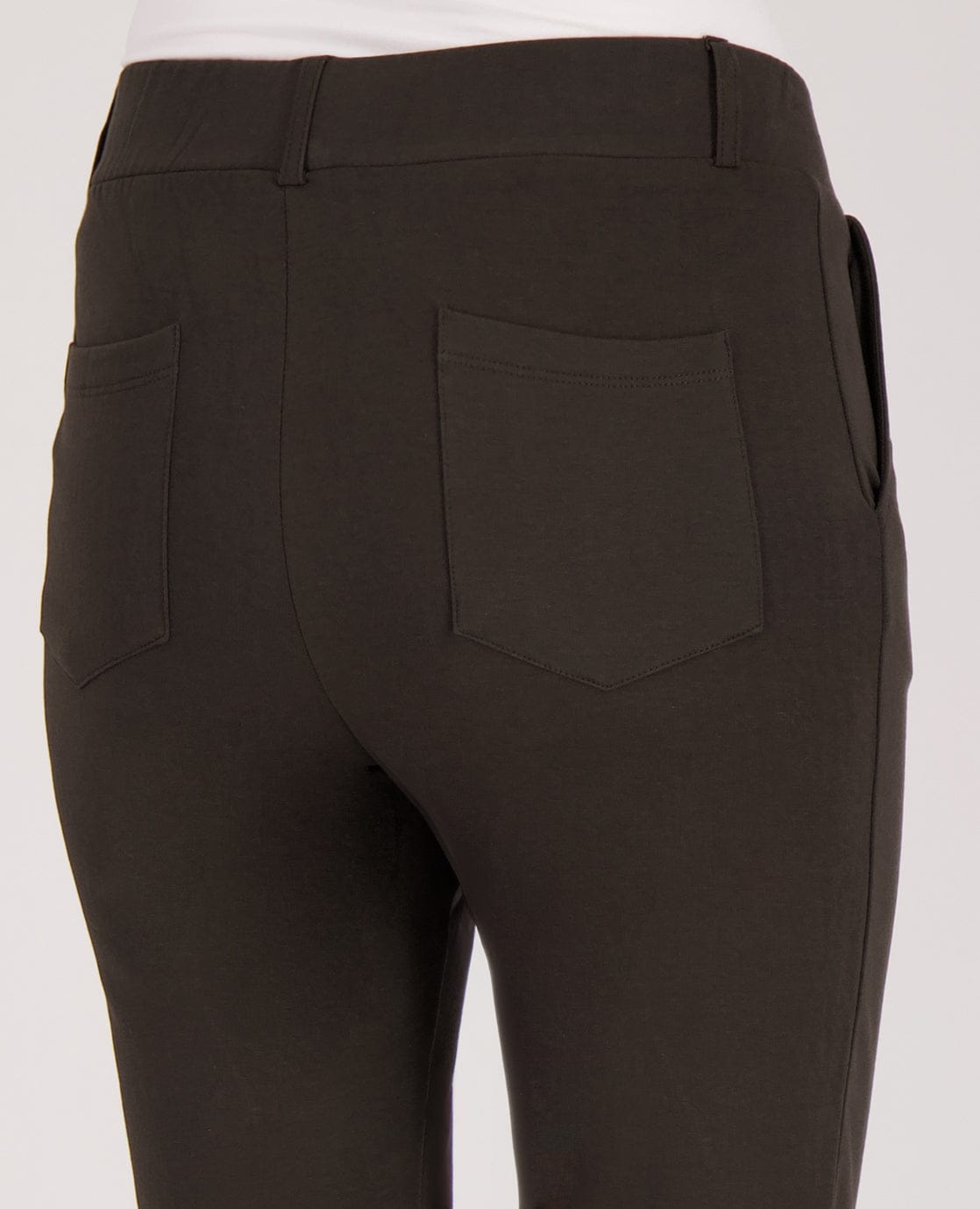 Je m'appelle Broeken Pant Flare Easy | Dark Taupe