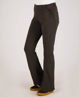 Je m'appelle Broeken Pant Flare Easy | Dark Taupe