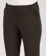 Je m'appelle Broeken Pant Flare Easy | Dark Taupe