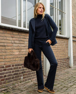 Je m'appelle Broeken Indigo Blue / XS / Regular Pant Flare Easy | Indigo Blue