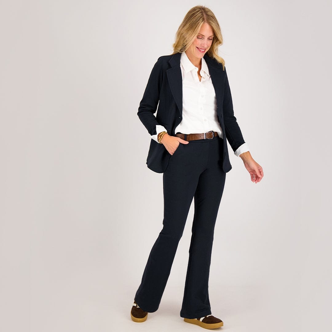 Je m'appelle Broeken Pant Flare Easy | Indigo Blue