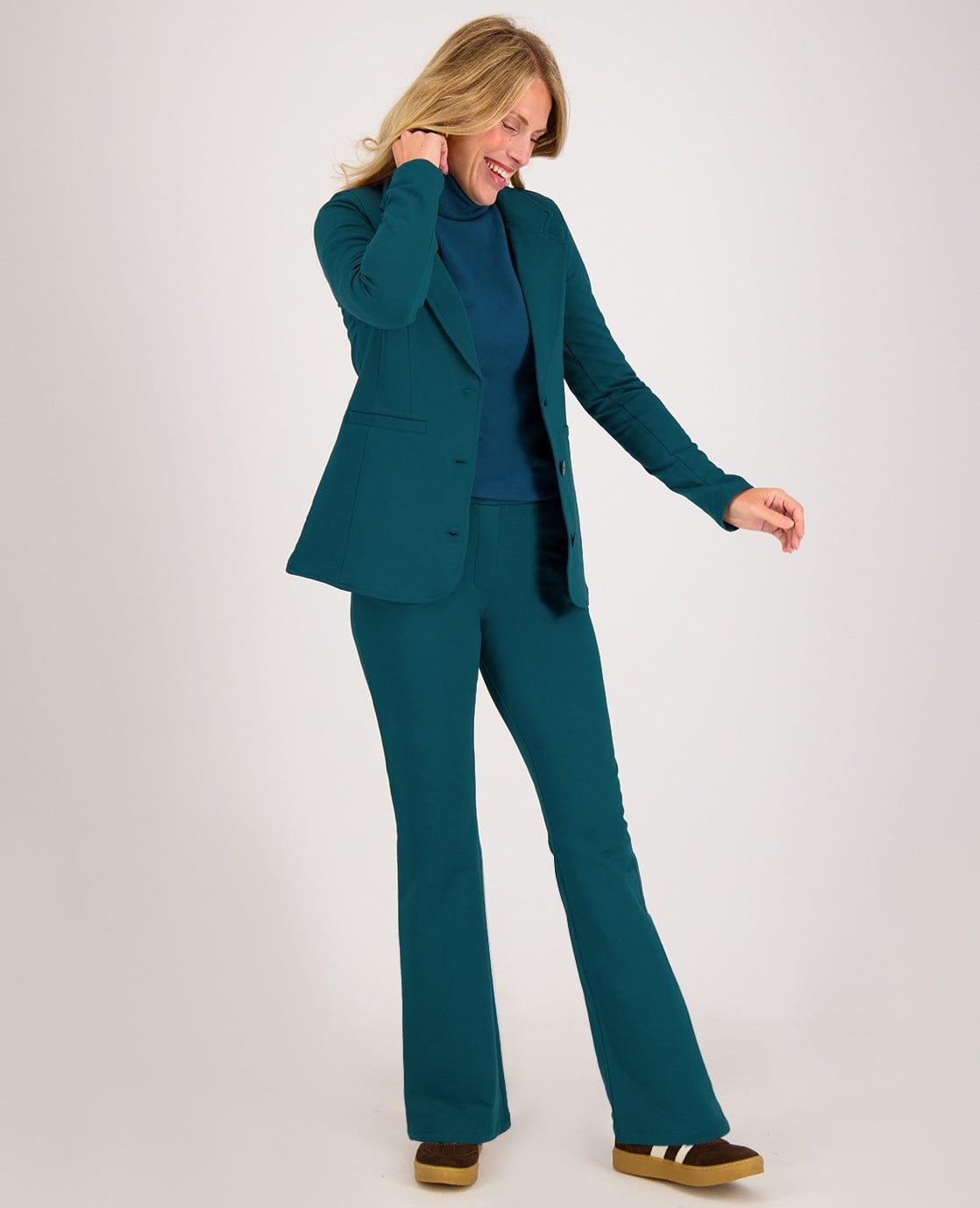 Je m'appelle Broeken Pant Flare Easy | Sacramento Blue