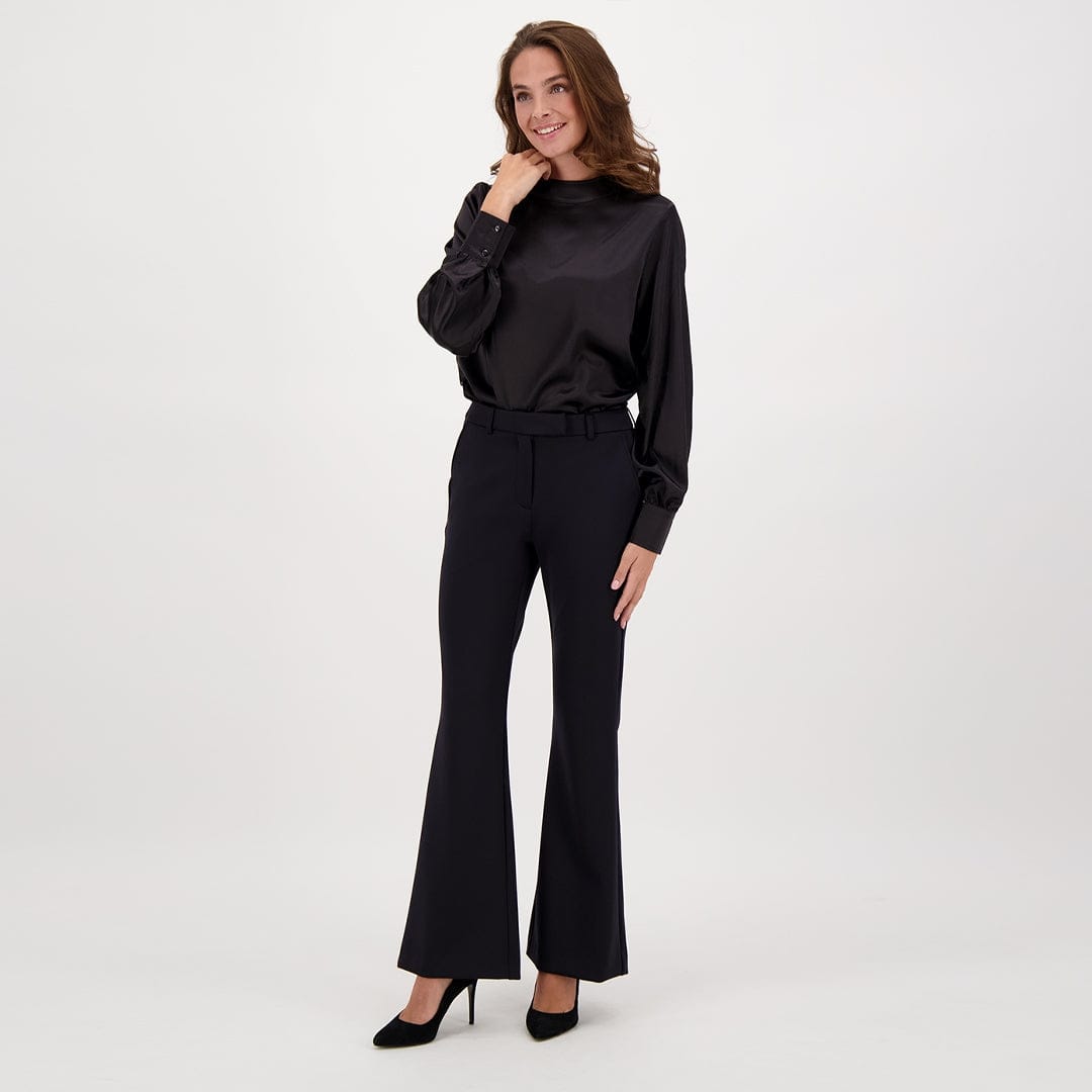 Je m'appelle Broeken Pant Flare Premium Travel | Zwart