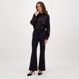 Je m'appelle Broeken Pant Flare Premium Travel | Zwart