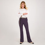 Je m'appelle Broeken Pant Flare Travel | Purple Velvet