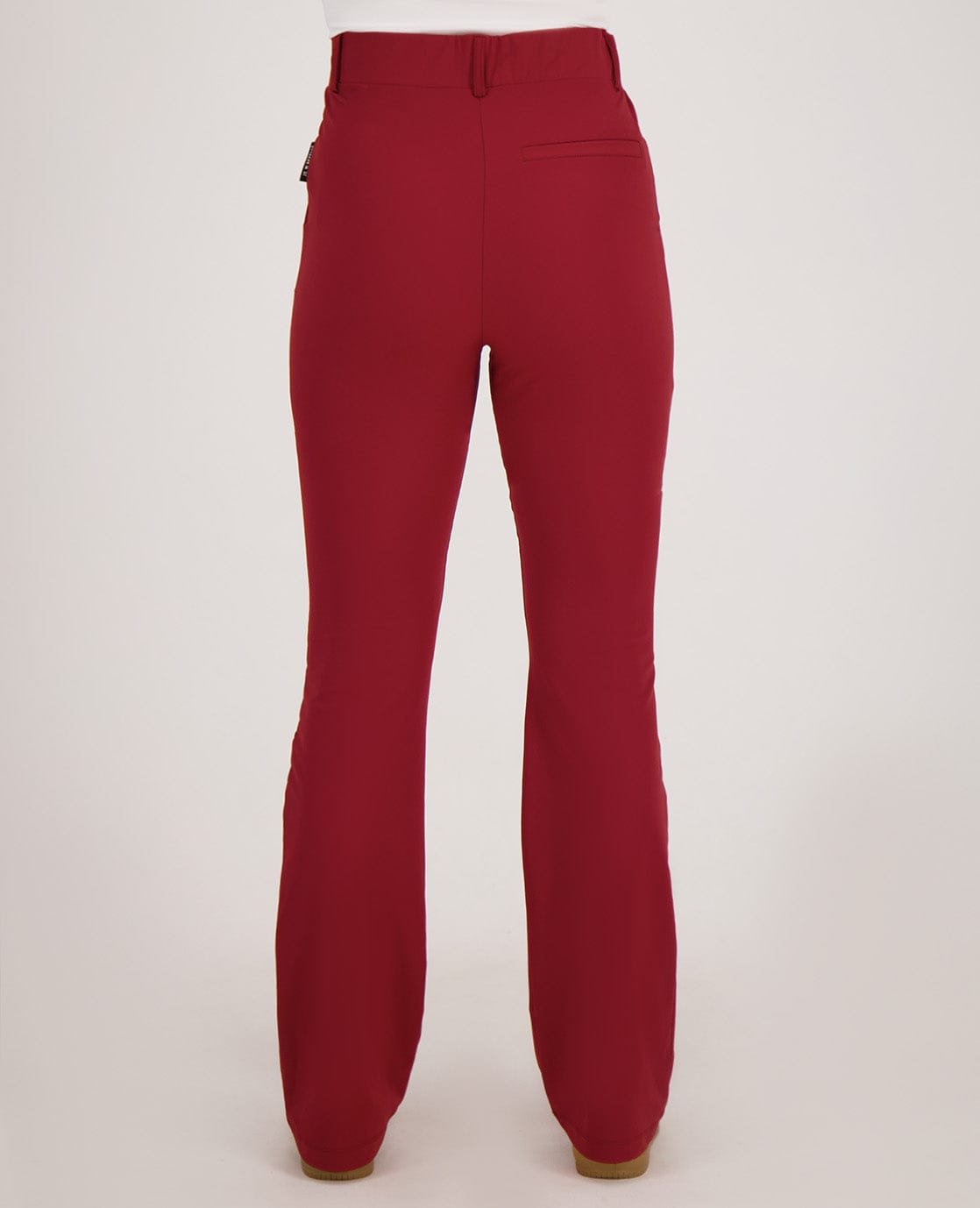 Je m'appelle Broeken Pant Flare Travel | Ruby Red