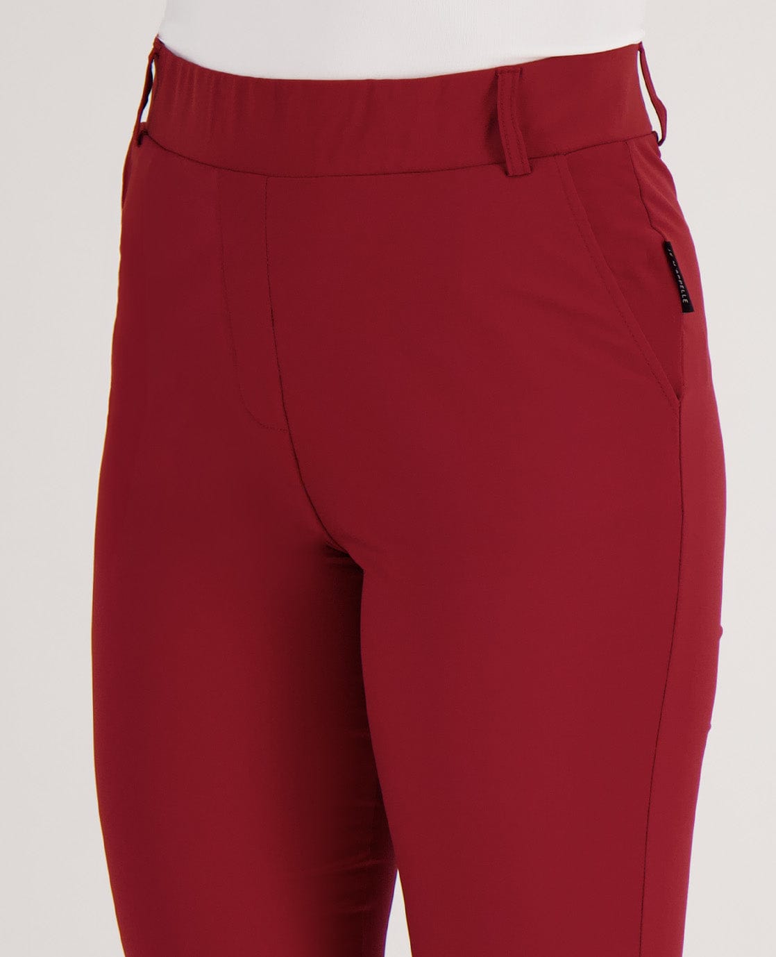 Je m'appelle Broeken Pant Flare Travel | Ruby Red