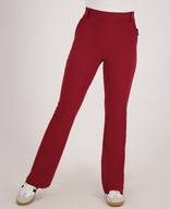 Je m'appelle Broeken Pant Flare Travel | Ruby Red