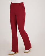 Je m'appelle Broeken Pant Flare Travel | Ruby Red