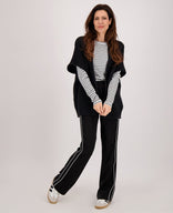 Je m'appelle Broeken Zwart / XS / Regular Pant Flare | Zwart