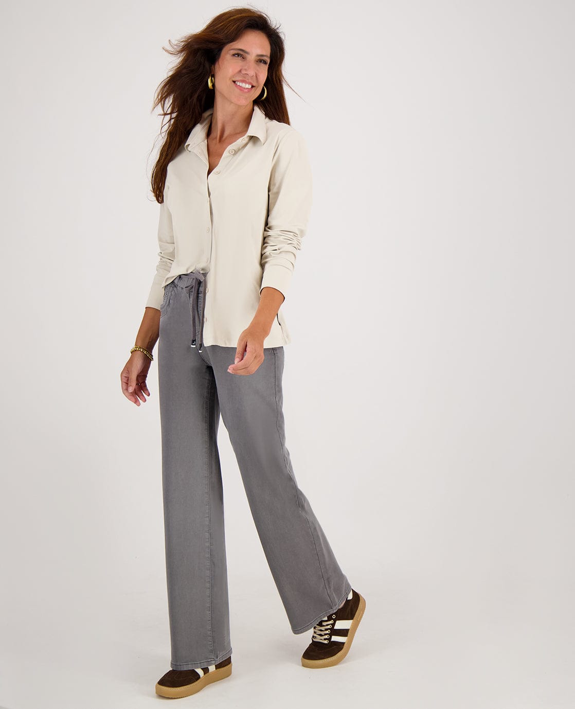 Je m'appelle Broeken Pant Fleur Jogg Denim | Autumn Grey