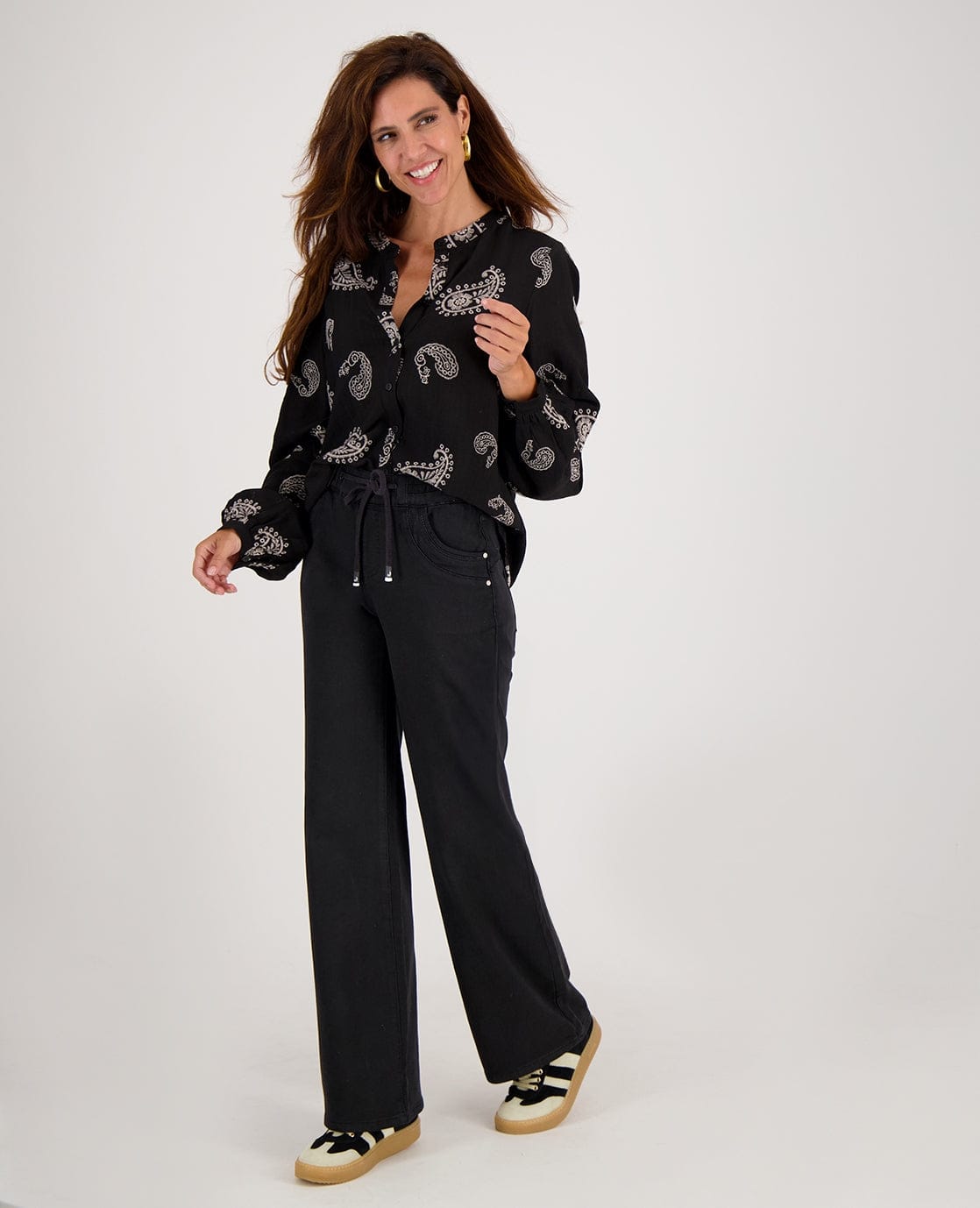 Je m'appelle Broeken Zwart / XS / Short Pant Fleur Jogg Denim | Zwart