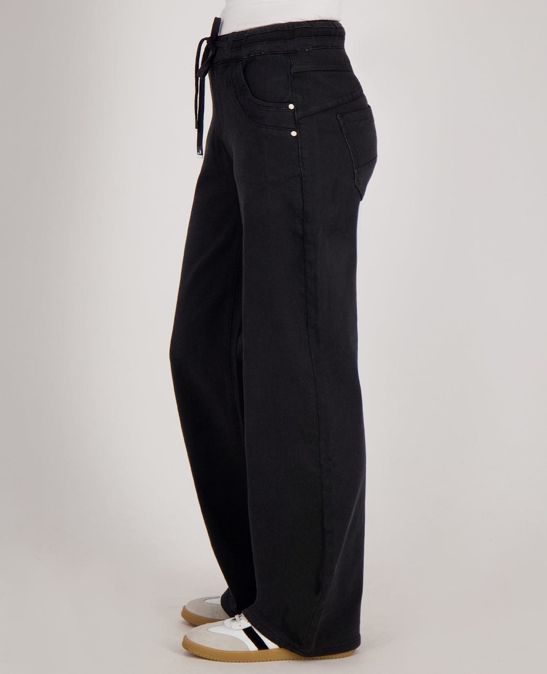 Je m'appelle Broeken Pant Fleur Jogg Denim | Zwart