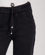 Je m'appelle Broeken Pant Fleur Jogg Denim | Zwart