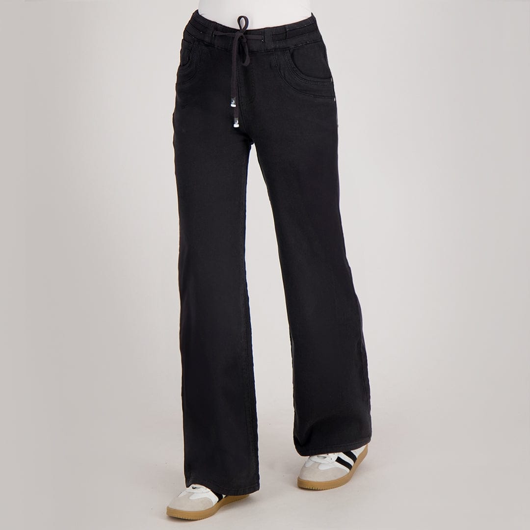 Je m'appelle Broeken Pant Fleur Jogg Denim | Zwart