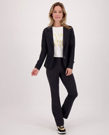 Je m'appelle Broeken Zwart / XS / Regular Pant Isa Travel +++ | Zwart