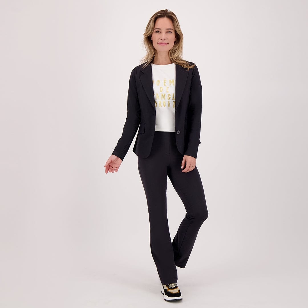 Je m'appelle Broeken Pant Isa Travel +++ | Zwart