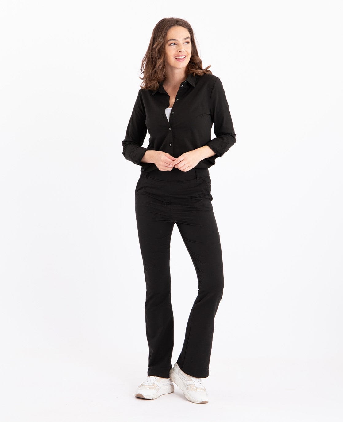 Je m'appelle Broeken Pant Isa Travel +++ | Zwart