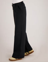 Je m'appelle Broeken Pant Jasmin Travel Brushed | Zwart