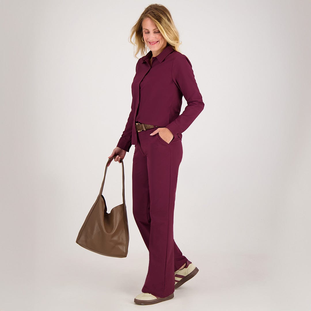 Je m'appelle Broeken Pant Jasmin Travel +++ | Burgundy