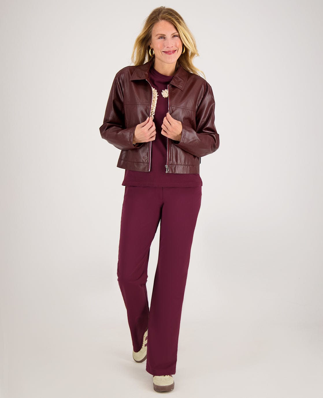 Je m'appelle Broeken Pant Jasmin Travel +++ | Burgundy