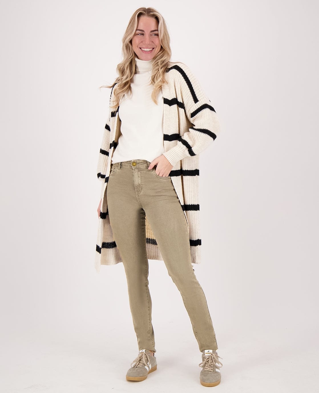 Je m'appelle Broeken Pant Luna Superstretch Denim | Taupe