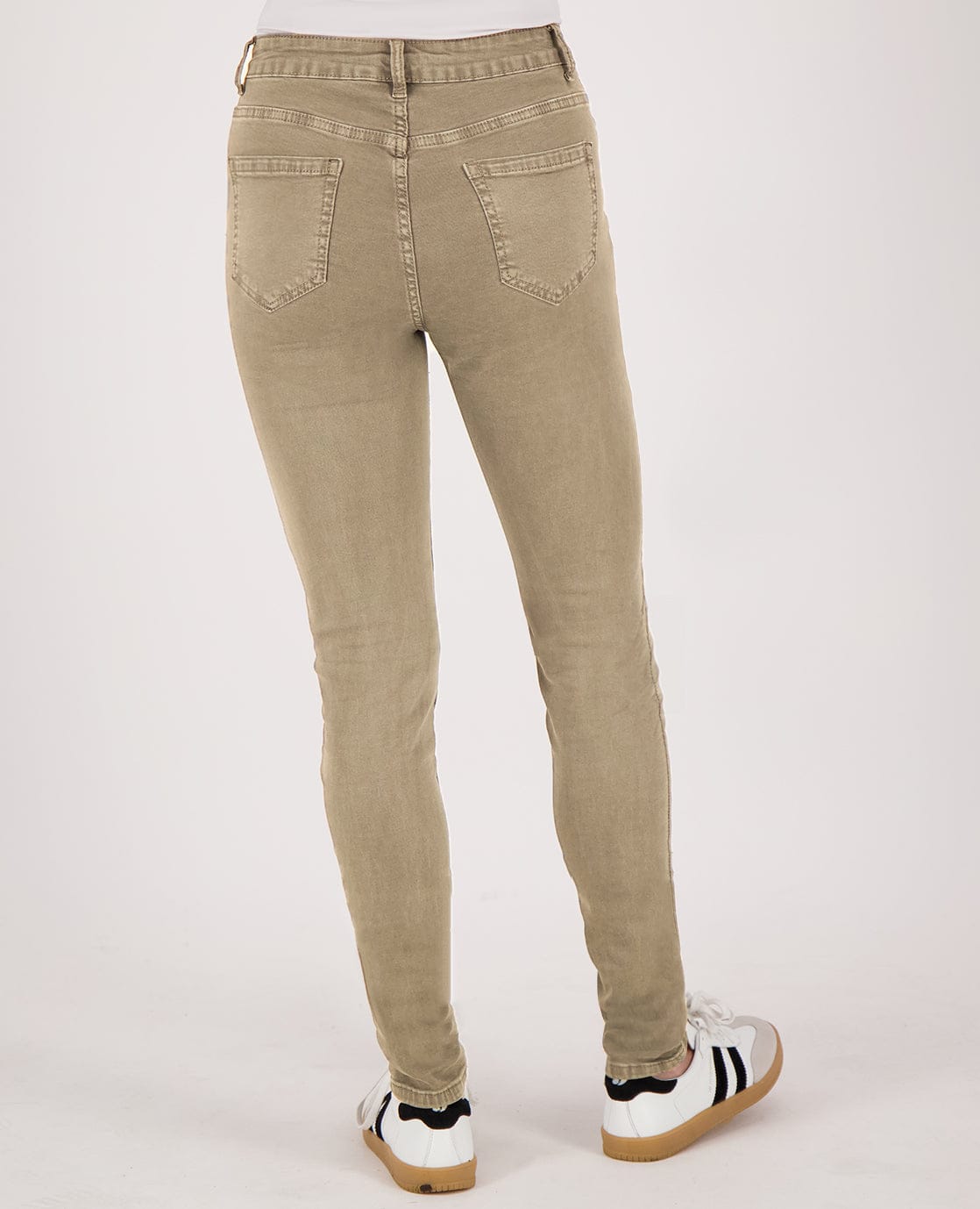 Je m'appelle Broeken Pant Luna Superstretch Denim | Taupe
