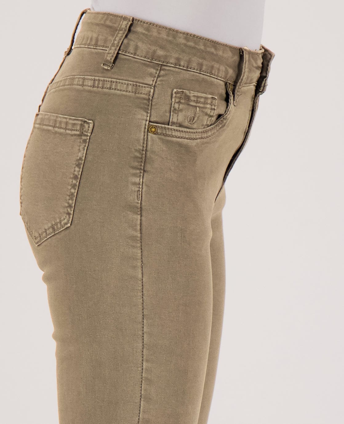 Je m'appelle Broeken Pant Luna Superstretch Denim | Taupe