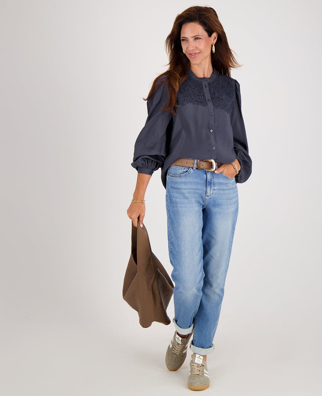 Je m'appelle Broeken Light Denim / XS / Short Pant Lynn Jogg Denim | Light Denim