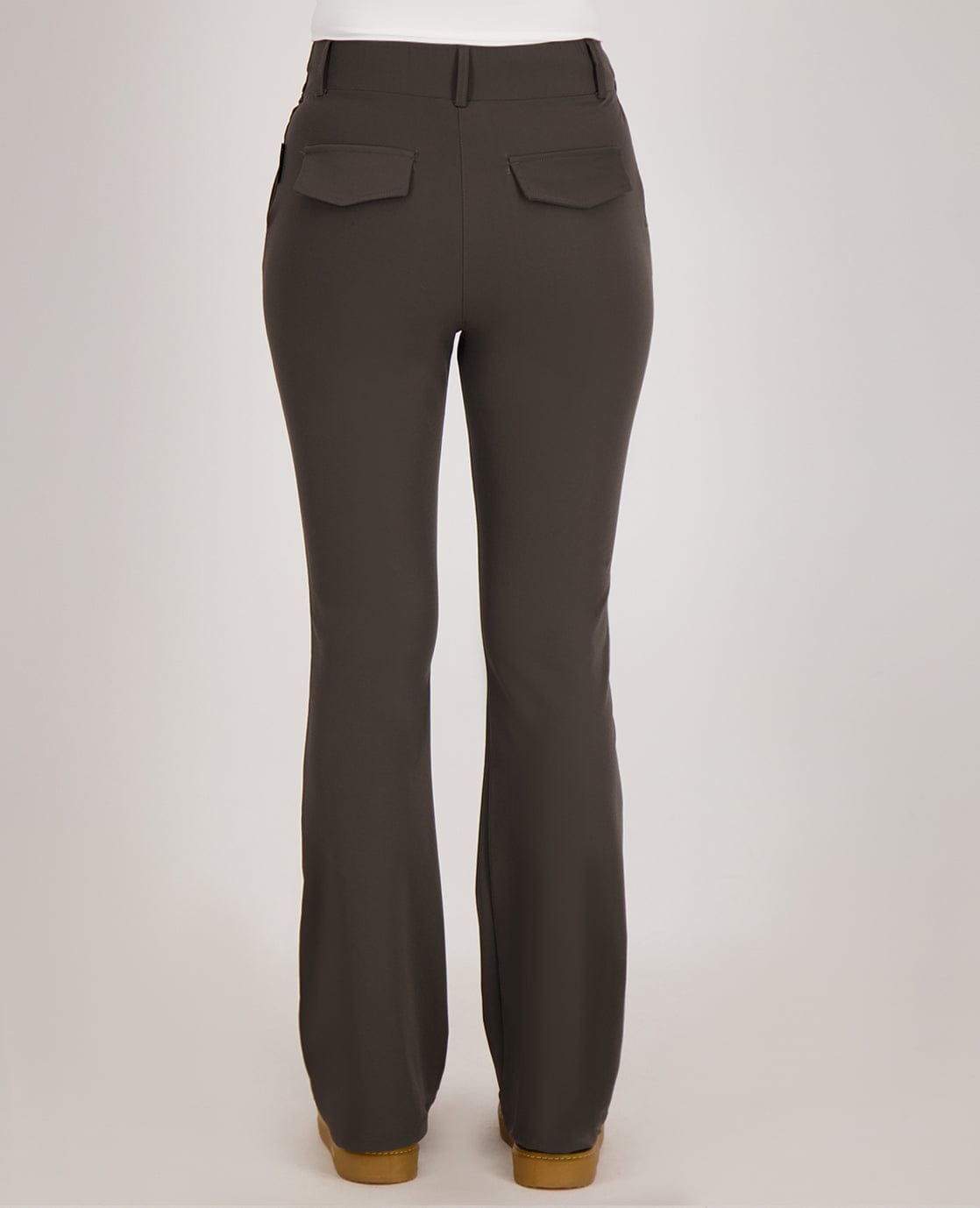 Je m'appelle Broeken Pant Lyon Flare Travel +++ | Dark Taupe