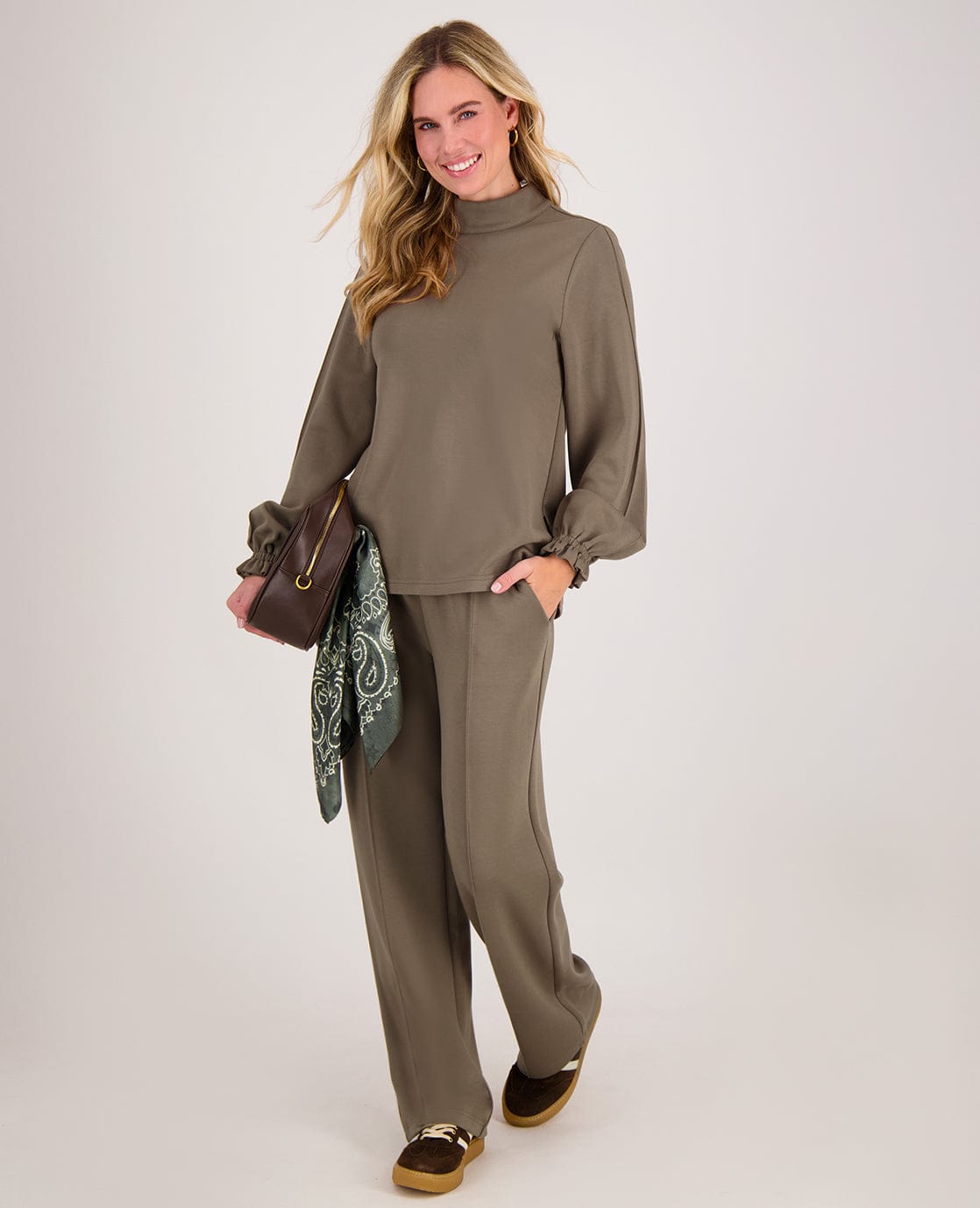 Je m'appelle Broeken Pant Mandy | Taupe