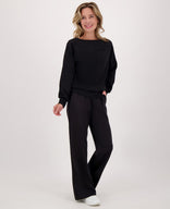 Je m'appelle Broeken Pant Mia | Zwart