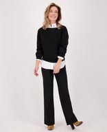 Je m'appelle Broeken Pant Mia | Zwart