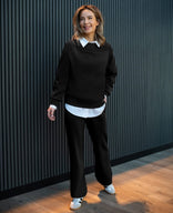 Je m'appelle Broeken Zwart / XS / Regular Pant Mia | Zwart