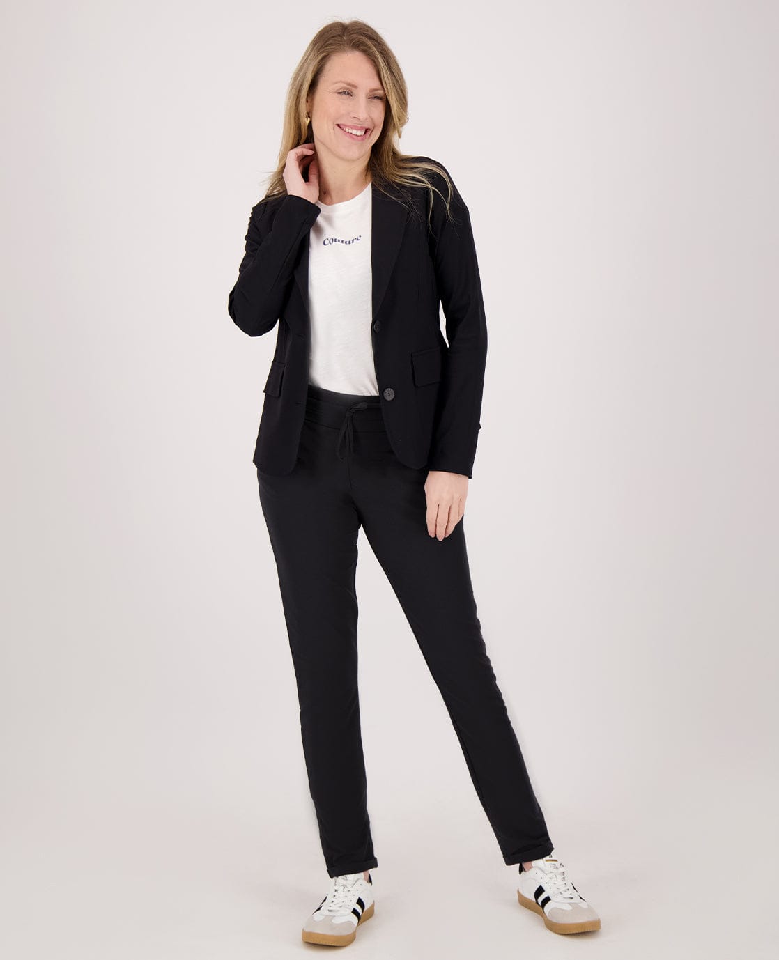 Je m'appelle Broeken Zwart / XS / Short Pant Perfecte Travel +++ | Zwart