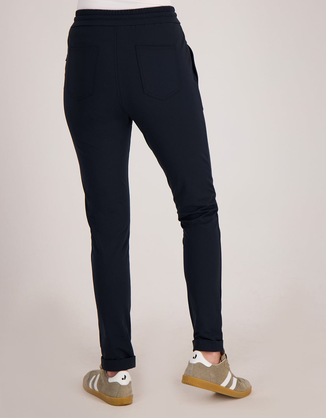 Je m'appelle Broeken Pant Regular 2.0 Travel Brushed | Donkerblauw