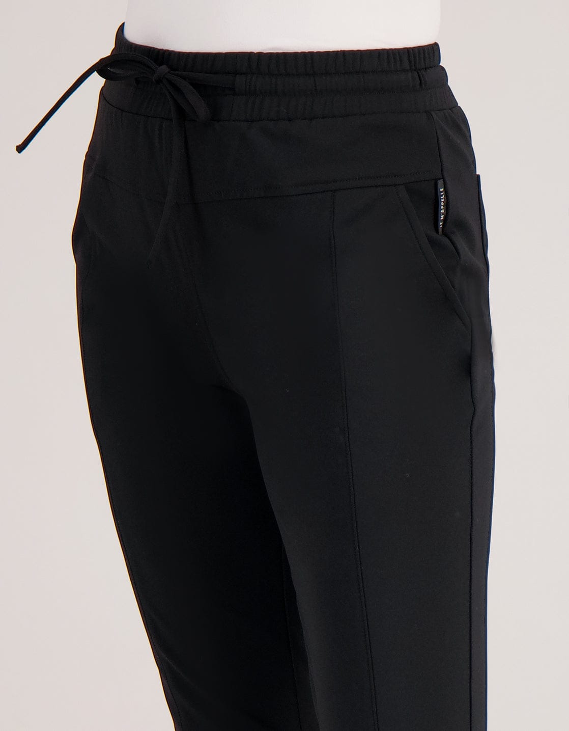 Je m'appelle Broeken Pant Regular 2.0 Travel Brushed | Zwart