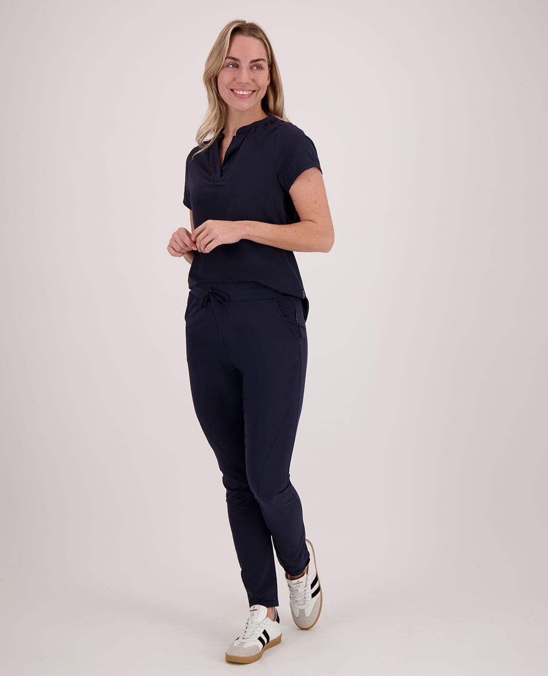 Je m'appelle Broeken Donkerblauw / XS / Short Pant Regular Travel ++ | Donkerblauw