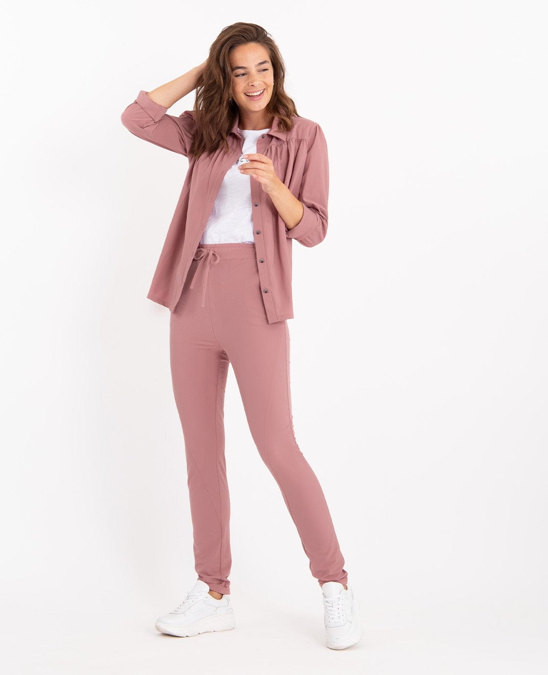 Je m'appelle Broeken Pant Regular Travel | Mauve