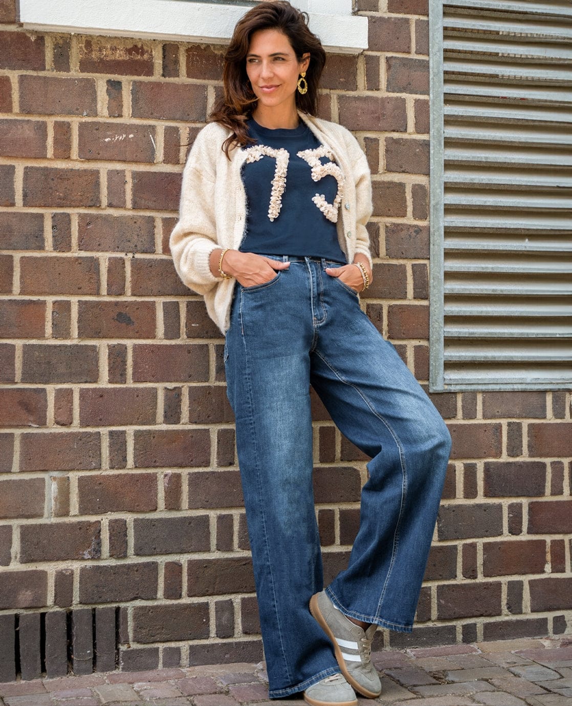 Je m'appelle Broeken Dark Denim / XS / Short Pant Romee Jogg Denim | Dark Denim