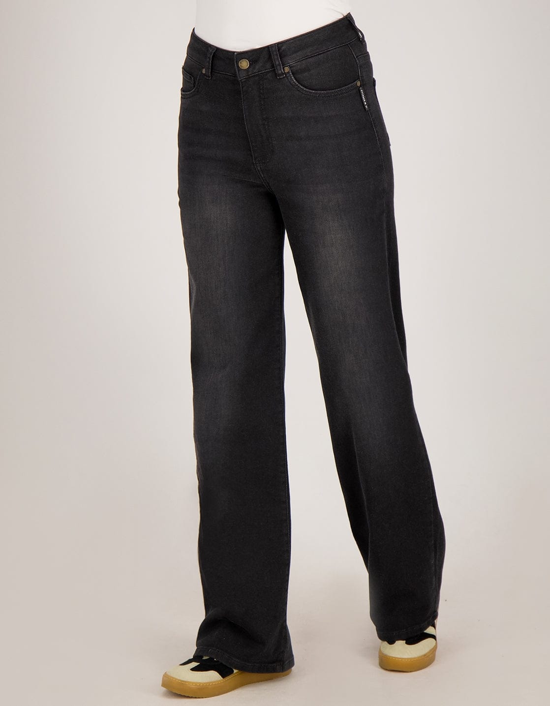Je m'appelle Broeken Pant Romee Jogg Denim | Dark Grey Denim