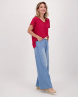 Je m'appelle Broeken Pant Straight Denim Stretch | Light Denim